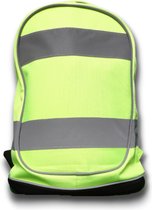 Reflecterende rugzak, schooltas geel voor kinderen - geel - reflecterende strepen - hoge zichtbaarheid