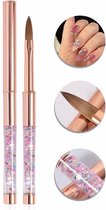 100% Pure Kolinsky Acryl Penseel #8 - 2021 Acryl Nagels Penseel- 100% Kolinsky Haar - Hoge Kwaliteit - Sculping Brush