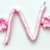 Heatless curls - Haarkrullers- licht groen- Krullen zonder hitte - met Gratis Scrunchies, haarklem en opbergzak