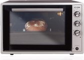 Bol.com 60 liter XXL mini oven | 1800 W | Circulerende lucht | Pizzaoven | Dubbele beglazing | Braadspit | Timer | Inclusief bak... aanbieding