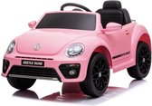 Voiture électrique pour enfants Volkswagen Beetle Dune Pink 12V avec télécommande PLEINES OPTIONS