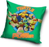 Ninja Turtles Power Sierkussens - Kussen - 40 x 40 inclusief vulling - Kussen van Polyester - KledingDroom®