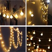 Lampjes Slinger - Fairy Lights - 6 Meter - 40 LED Lampjes - Warm Wit - Lichtslinger - Kerstverlichting -  Sfeerverlichting Binnen - Tuinverlichting Lichtsnoer met stekker