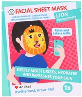Selfiemask gezichtsmasker Lion