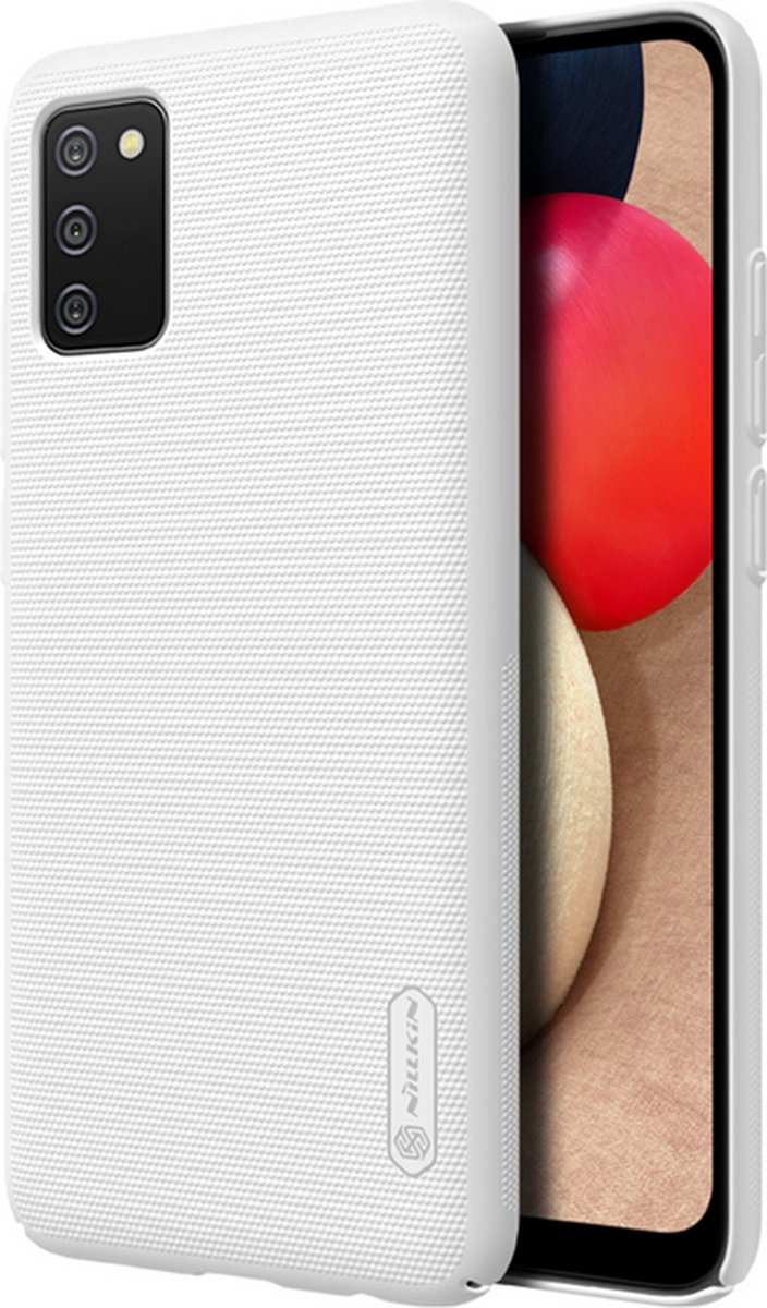 Nillkin Super Frosted Shield Back Cover - Geschikt voor Samsung Galaxy A02S - Wit