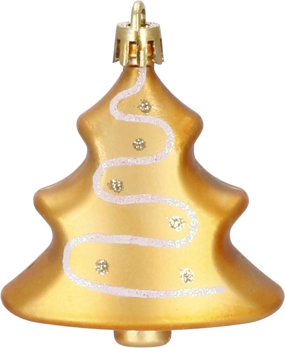Springos Kerstballen | Kerstversiering | Onbreekbaar | 77 Stuks | Goud/Wit – foto 5