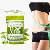Teatox - 14 dagen kuur - detox thee afvallen - Vetverbrandende Afslankthee - detox kuur - afvallen zonder honger gevoel