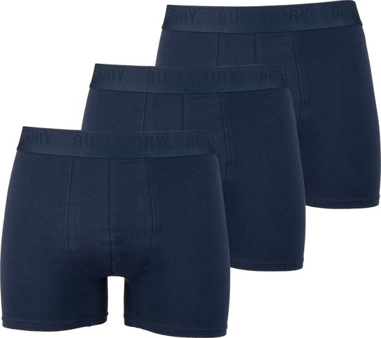 Superdry Boxershort met elastische band met logo in een set van 2 stuks