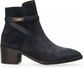 Tommy Hilfiger  - Branding Suede Mid Boot - Blue - 38