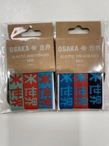 Osaka Elastic Bracelets Mix Yin/Yang 6 stuks