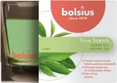 6 stuks Bolsius geurglas groene thee - green tea geurkaarsen 63/90 (24 uur) True Scents