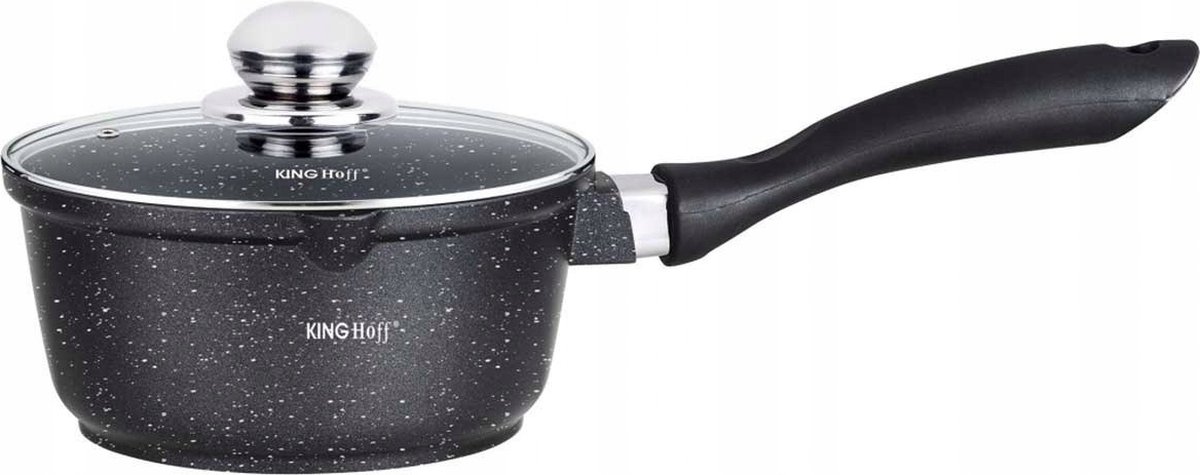Kinghoff 1600 - Steelpan - marmer - 16 cm - 1.3 liter