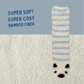 Chaussettes de Noël en Bamboe green-goose ® | Bleu et blanc | Durable et chaleureux | Mauvaises Chaussettes de Noël | Taille 36-40