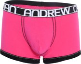 Andrew Christian Almost Naked Cotton Boxer Roze - MAAT XL - Heren Ondergoed - Boxershort voor Man - Mannen Boxershort