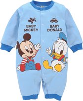 Baby Boxpakje Romper Disney Figuren - Baby Blauw - Maat 56 - Unisex