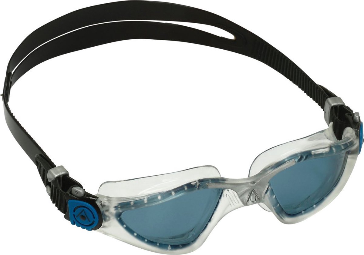 Aquasphere Kayenne - Zwembril - Volwassenen - Dark Lens - Petrol/Zilver