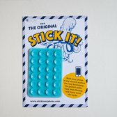 Stickit Licht Blauw - Zuignapsticker - Stick it - Telefoon Plakhoesje - Zuignap Sticker Telefoon Sticker - BlueBir