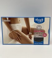 Sloggi - Feel Pure - 3 stuks Midi - Zwart - Maat 40