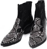 Snake laars | Schoenen dames | Cowboy laarzen | Slangenprint | Stoer | Leatherlook | Maat 39