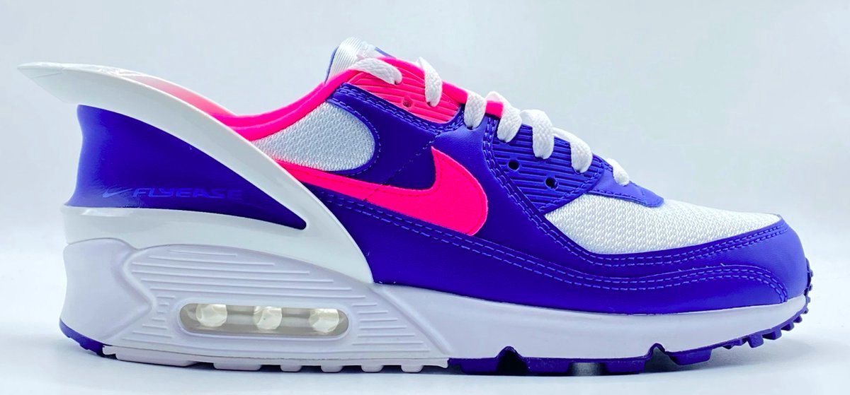 Nike Air Max 90 FlyEase (White/Hyper Pink-White) - Maat 42.5 | bol