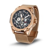 Lucien Fabrice - Zircon - Amir - Black on Rosé - Heren - Horloge - Men - Watch