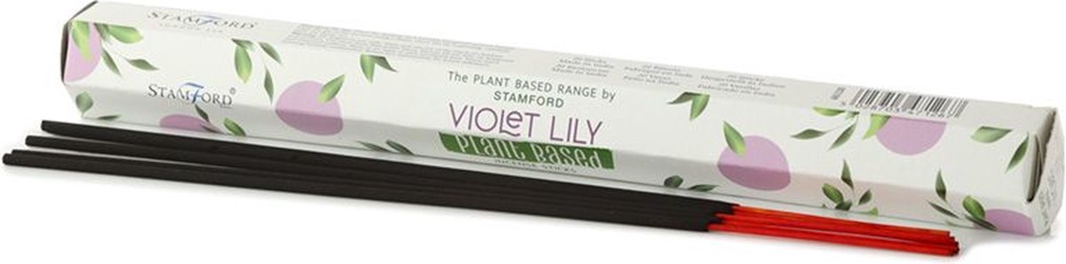 Plantaardige Wierook stokjes - Violet Lilly - Milieu vriendelijk - Handgerold