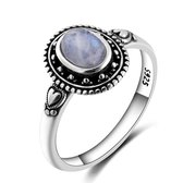 Zilveren ring Lovers moon