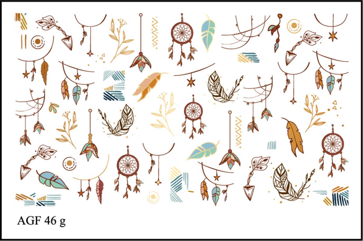 Goedkoopste Korneliya Airbrush Waterdecal met Foil AGF 46 gold