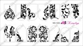Water Decal - Nail Wrap WD 1053