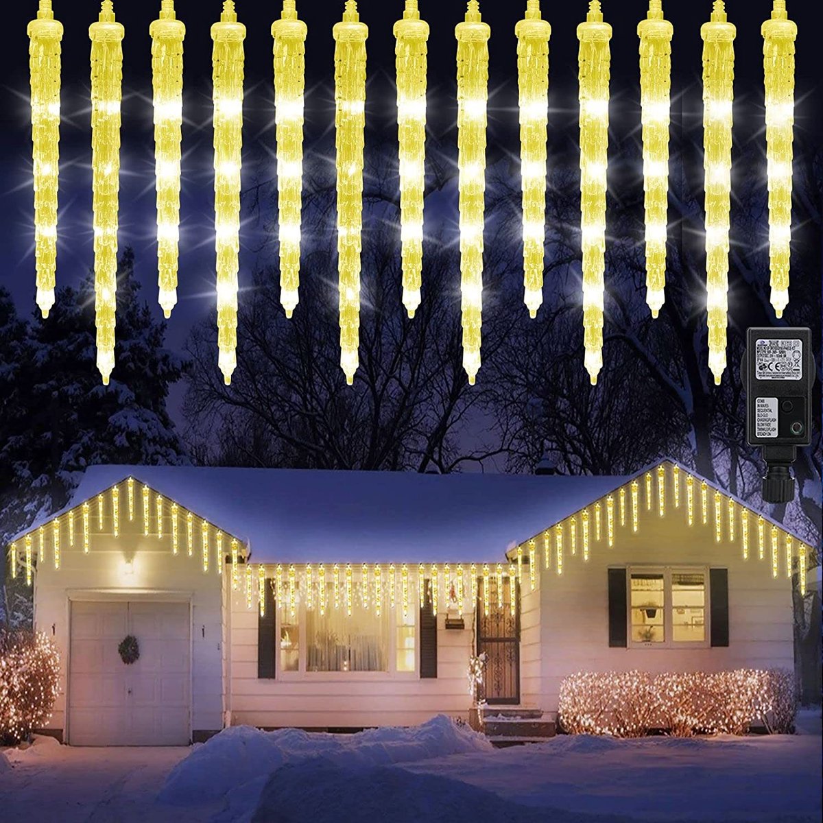 Ijspegels Kerstverlichting Lichtsnoer Buitenverlichting Balkon