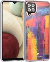 UNIQ Classic Case Samsung Galaxy A12 TPU Backcover hoesje - Graffiti Art