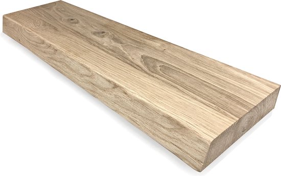 Aap Megalopolis huichelarij Houten plank 60 x 15 cm eiken boomstam - Houten planken voor muur -  Boomstam plank -... | bol.com