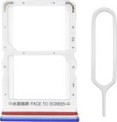 MMOBIEL Dual Sim Tray Kaart Houder Nano Slot voor Xiaomi Redmi K30 5G - Blauw