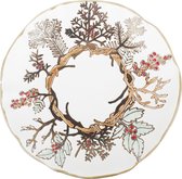 Millimi Christmas Series Bord Ø27CM, hittebestendig keramiek