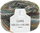 Lang Yarns Mille Colori 200 88 Bruin/blauw/oranje