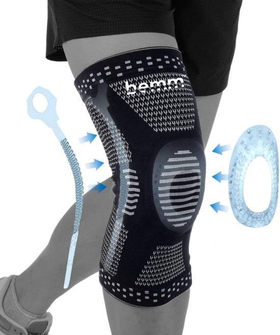 Sports Genouillère Élastique Respirant Nylon Bandage de genou pour la  course fitness