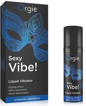 Power Escorts - Sexy Vibe Liquid Vibrator - Uniek tintelende en vibrerende effect op de poes en op penis - 15ml - ORGIE - 21197