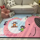 Deluxe Flanel Speelkleed 150*200 cm EXTRA DIK XXL - Groot Koude weerstand Speelkleed - Speelmat Kinderen - - Kindervloerkleed - Kraamcadeau Babymat - Speelkleed Kinderen - Anti-val speelmat -