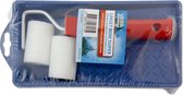 Veba Lakroller - 5cm - schilderset - extra fijn met verfbak en beugel - Verfset - Schuim rollers