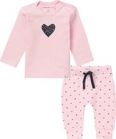 Noppies set (2delig) Roze broekje en shirt - Maat 44