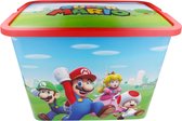 Stor Opbergbox Super Mario 23 Liter Groen/blauw/rood