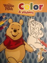 kleurboek winnie the pooh met stickers megastar