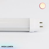 LED TL Buis - 2 Stuks - 60cm - Warm wit 3000K - PRO High lumen 140lm/w - 9w - Bespaart 50% - Voordeel pack - Incl. Dummy starters