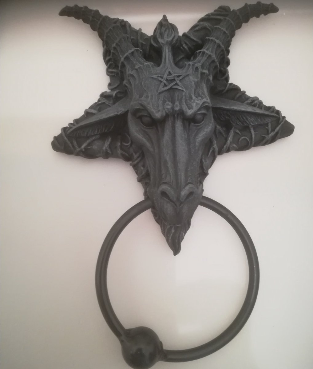 Maddeco - Baphomet - deurklopper gietijzer