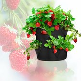 Grow Bag - 2PCS - Multi-Mouth - 30L - 8 Gallons Aardbei Tomatenplantzakken - Herbruikbaar - Tuinen Balkons Bloem Kruidenplanter