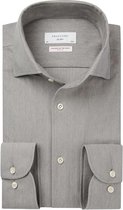 Profuomo Sky Blue Japanese Knitted Overhemd Heren lange mouw