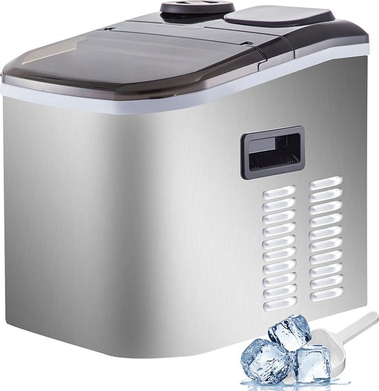 Lupio IJsblokjesmachine | 18KG/Dag | Elektrische Ijsblokjes Maker | Keuken Apparaat