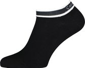 Calvin Klein damessokken Spencer (2-pack) - enkelsokken logo boord - zwart - Maat: ONE SIZE