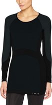 FALKE - Running Langarmshirt dames shirt met lange mouwen - Zwart / platina - XS