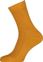 FALKE Family damessokken - katoen - okergeel (amber) - Maat: 35-38